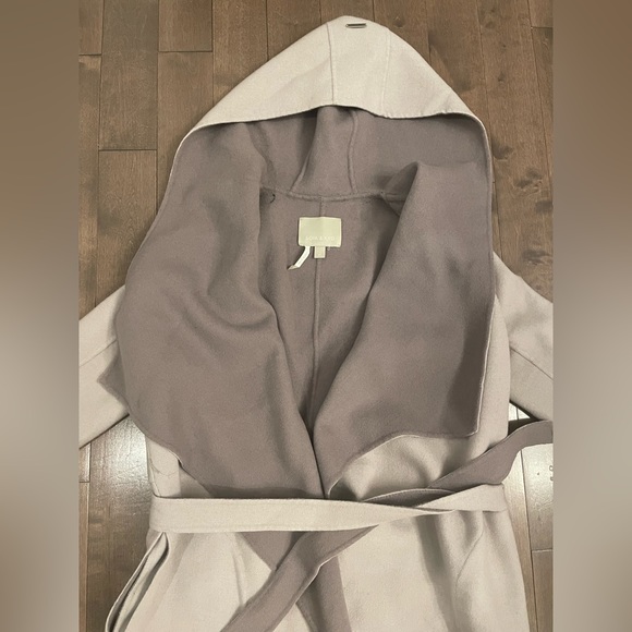 Soia & Kyo grey wrap coat for sale! - Picture 2 of 4